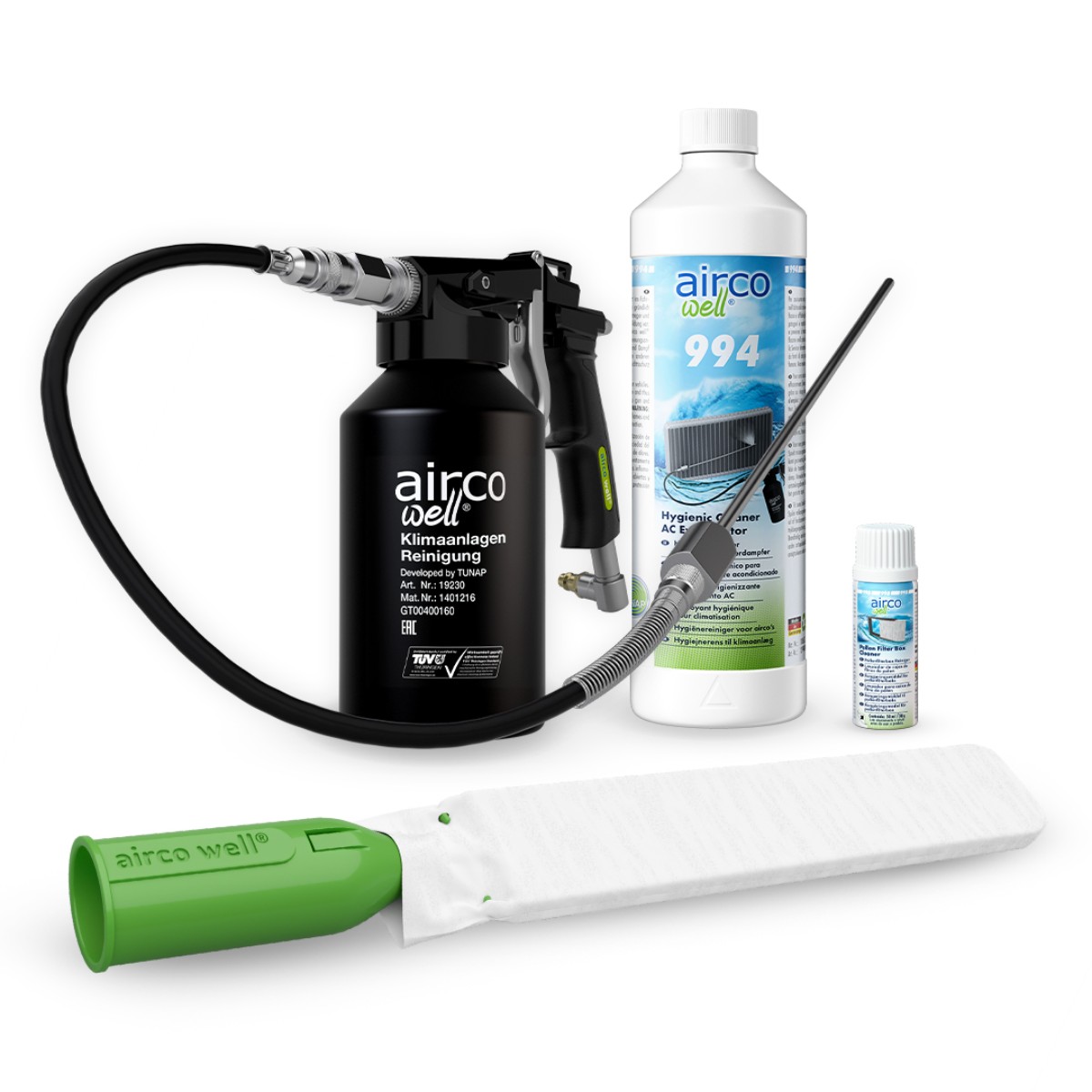 Product group picture airco well 994+998 Product group picture airco well AC Cleaning Pollenfilterbox 994+998